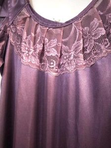 Mauve Lace Night Dress