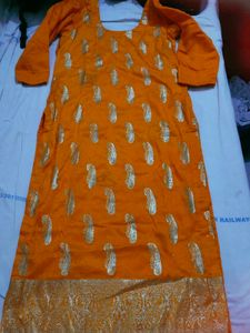 Orange Salwar Suit