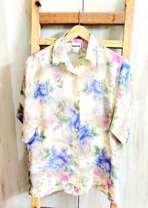 Offwhite Printed Shirt Size-40