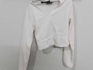 White Crop Top