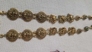 Lakshmi Pendent Haram With Ear Rings