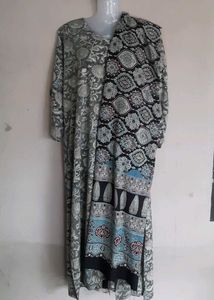 Kalamkari Print Kurta With Duppatta
