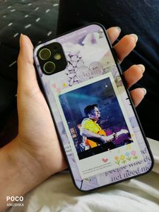 Iphone 11 Glass Case Anuv Jain Singer Photo