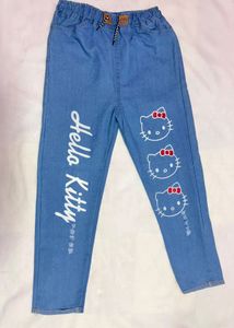 Cute Hello Kitty Denim Jeans