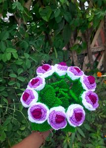 Crochet Tricolour Rose 🌹