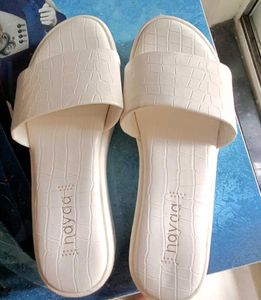 NEW White FLIP FLOP Sandal 24cm
