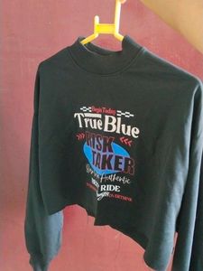 True Blue Graphic Sweatshirt
