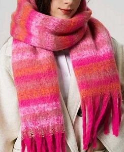 Pink Wool Muffler