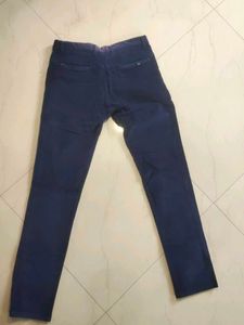 Navy Blue Casual Pants