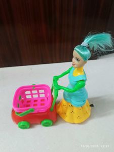 Fashion Doll with Cart