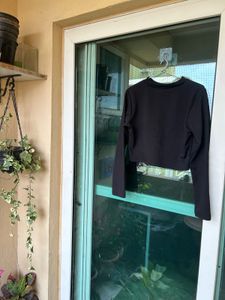 Black Classic Crop Top