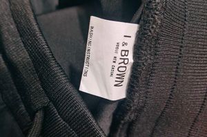 Men's Black Cargo Joggers