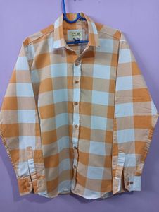 Orange checkered shirt