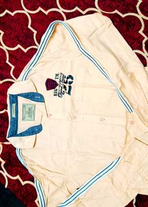 Urban Sport Patchwork Shirt – Sand Beige