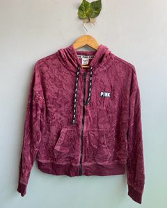 Authentic Victoriaa Secrett Brand Velvet Hoodie