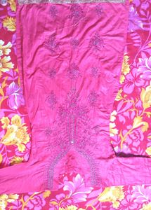 Pink Embroidered Salwar Kameez