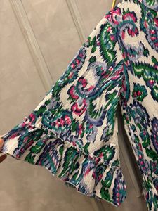Styli Multi Polyester Flared Printed Dresses