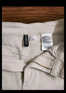 H&amp;M Khaki Wide Leg Jeans