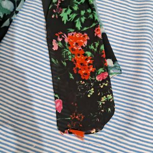 Green Black Rose - MULTI COLORED STOLE