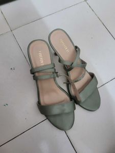 Forever 21 Olive Green Pencil Heel
