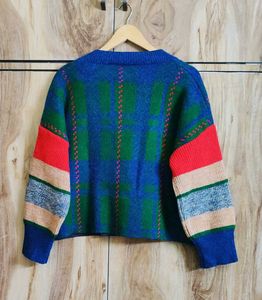 Colourful Cardigan Size-44