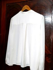 Off White Full Sleeve Tops For Women