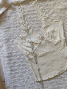 Vintage Lace Trim Cami Top