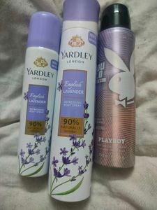 Yardley London Lavender Body Spray And Playboy