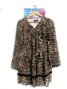 Leopard Print Mini Dress