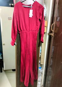 Maroon Jumpsuit