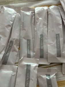 5 Dental Kit Packed With Toothpaste And Brush