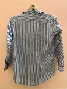 Striped Blue Long Sleeve Shirt