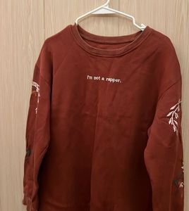 Embroidered Sleeve Top