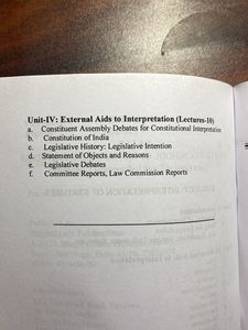 Interpretation Of Statutes