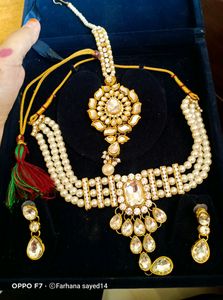 Pakistani Pearl Necklace Set