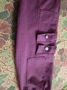 Purple Cargo Pants