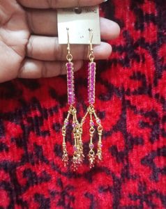 Purple 💜 Colour Long Earrings