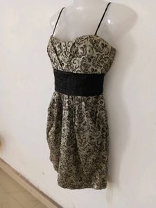 Patterned Mini Dress