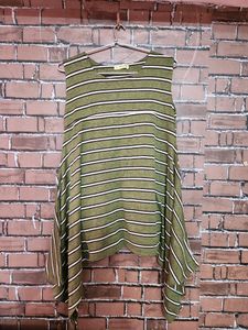 Military Flared Long Top