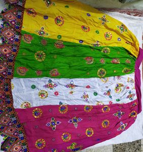 Multi Colour Ghagra 🌺✨