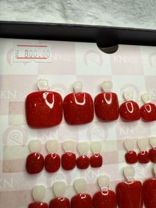 (sale)Glittery Press On Nails 4 Ur Toes- Legs
