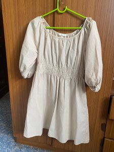 Off White Cotton Dress