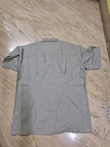 Men Grey Classic Fit Textured Formal Shirt