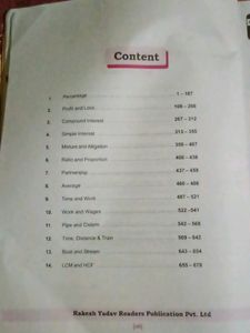 Arithmetic Books For Competitive Exams