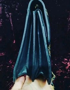 Authentic Capacci Leather Quilted Chained Sling Ba