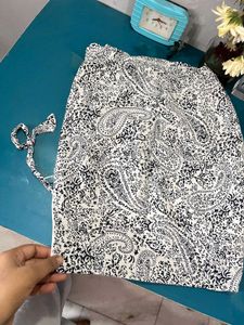Paisley Print Skirt