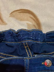 Denim A-Line Mini Skirt