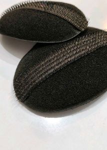 2 Black Hair Bun Makers
