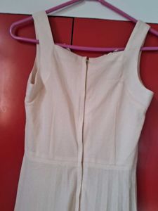 Vintage Cream Midi Dress