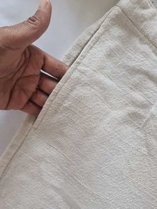 Elegant White Cotton Kurta wirh pant